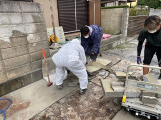 千葉県市川市でコンクリートブロック塀の切断撤去をお考えなら 事例 カイテキ解体